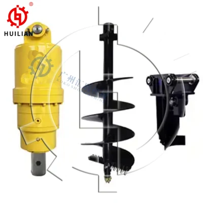 Hl30z taladro de tierra sinfín de tierra hidráulico para 3 toneladas Mini Accesorio de cargadora retroexcavadora de excavadora