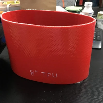 8 pulgadas/12 pulgadas de alta presión resistente al desgaste de la manguera Layflat TPU 15bar