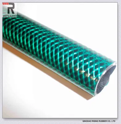  Fibra de poliéster PVC de alta presión fuerza Jardín manguera de agua