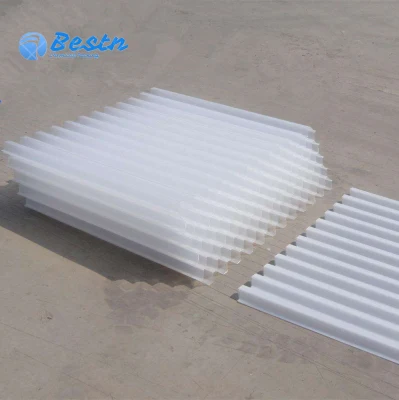 Maquinaria de tratamiento de agua Decantador lamelar Decancustomizing de PVC de alta calidad de los colonos los colonos de tubo de plástico para el tratamiento de aguas de la granja acuícola de ranas