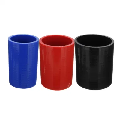  5-Ply Hi-Performance Acoplador recto de la manguera de silicona negro