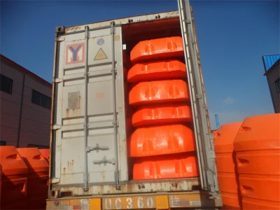 DN315 flotadores de tubería para dragado de tubería de HDPE cortadora de tubería succión Manguera flotante de envío