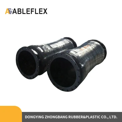 Manguera de descarga flexible de caucho hidráulico flotante industrial marino