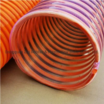  El polvo de PVC flexible de arena de aceite de la manguera de succión de agua