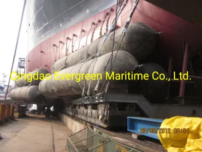 Evergreen Marine dinamismo airbags para el levantamiento de la plataforma dique flotante