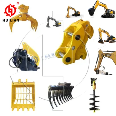  Sinfín hidráulico Digga 450mm 600mm 800mm 1000mm para 10t-20t Excavadora cargadora compacta Bobcat