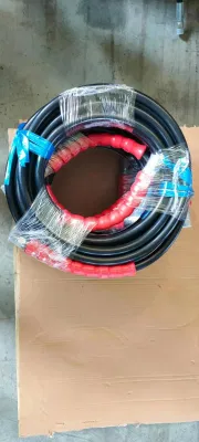 100FT X 3/8 de pulgada manguera de chorro de agua con 22mm X Conexión rápida de 3/8 pulg.