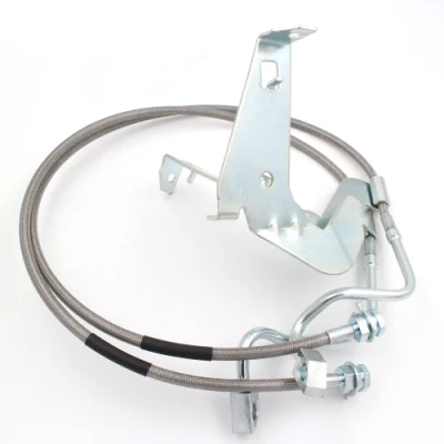 Pleasure Boat Trailer Auto Motorcycle Brake Parts 1/8&quot; SAE J1401 DOT Hydraulic Stainless Steel Wire Braided PTFE Trailer Flexible Brake Line Kits Brake Hose
