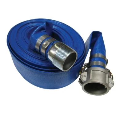Riego 1 2 3 6 8 10 12 16 pulgadas PVC Azul Rojo Naranja Lay-Flat manguera de descarga de agua para piscina Bomba Agrícola riego agrícola