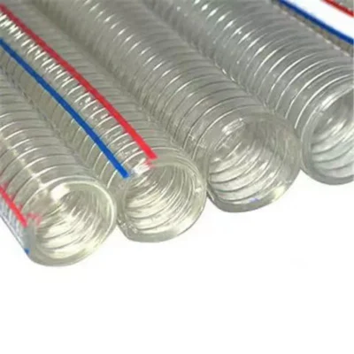 China Fabricante flexible plástico PVC de alta resistencia espiral corrugado manguera de succión 3 4 5 6 8 10 pulgada succión de bomba de agua Tubo flexible