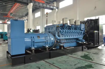 1200kw insonorizada Mtu generadores diésel con desnudo en el contenedor para la venta