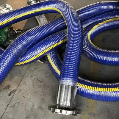  Manguera flexible de succión de caucho compuesto para suministro de aceite marino / combustible Manguera compuesta química