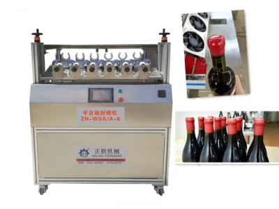 Botella de vino de la máquina de sellado de cera de sello de cera la máquina