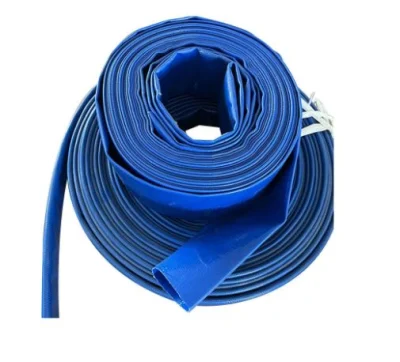 Riego 1 2 3 6 8 10 12 16 pulgadas PVC Azul Rojo Naranja Lay-Flat manguera de descarga de agua para piscina Bomba Agrícola riego agrícola