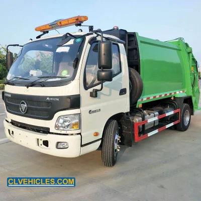  Foton Aumark C 5cbm compactador de residuos de basura camión compacto