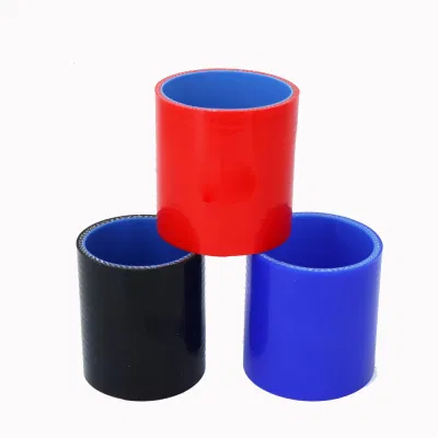 5-Ply Hi-Performance Acoplador recto de la manguera de silicona negro