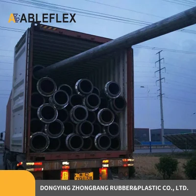 Manguera de descarga flexible de caucho hidráulico flotante industrial marino