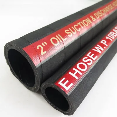 Combustible de agua de aire 20bar 300psi trenzado suave de tela de alta flexibilidad Limpieza de aceite Descarga de succión alambre de acero trenzado hidráulico PVC plano Manguera de caucho de plástico