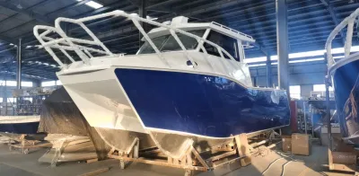  8.8M Cabina completa plataforma de aluminio de barco crucero Catamarán para practicar deportes acuáticos