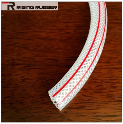  Trenza de fibra de PVC Spring Garden la manguera de agua con alta presión