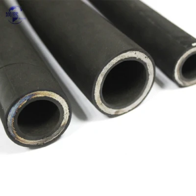 Resistente al aceite En856 4SP/4SH alambre envuelto caucho espiral hidráulico Mangueras