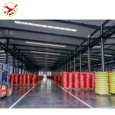 Venta caliente negro flexible de alta temperatura de aceite de color azul la manguera de combustible de automoción de la línea de la manguera de caucho NBR la manguera de combustible