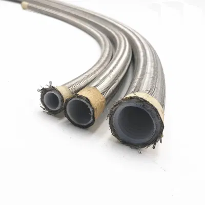 El PTFE Ss Auto flexible de nylon de alta presión de la Motocicleta conjunto hidráulico un8 de la línea de manguera de radiador de aceite PTFE