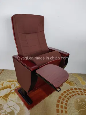 Nueva Escuela de Diseño en Madera Silla Auditorio escrito junta (YA-L107).