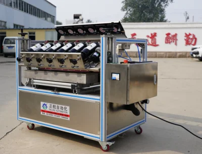  Venta en caliente Semi-automático 350bph botella de sellado de la máquina con cera