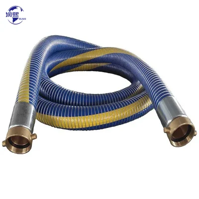  8 pulgadas de resistencia química PVC compuesto flexible manguera para tanque Descarga