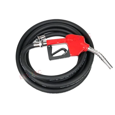 Azul de 4 metros de la manguera de combustible con el Conector para la transferencia de aceite de combustible dispensador