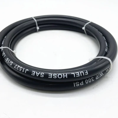 Marino flexible negro de la línea de manguera de combustible fuera de borda cumple la norma SAE J1527