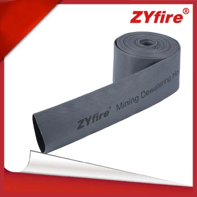 Resistente al aceite y combustible Zyfire cubierto de TPU forros NBR la manguera de descarga de agua de minería de datos