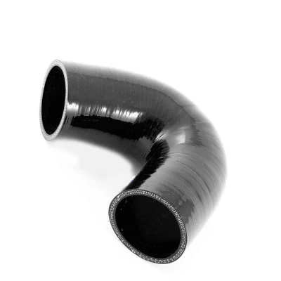 5-Ply Hi-Performance Acoplador recto tubo flexible de silicona negro