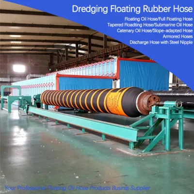 Marine Self-Floating aceite flotante tubo flexible de caucho