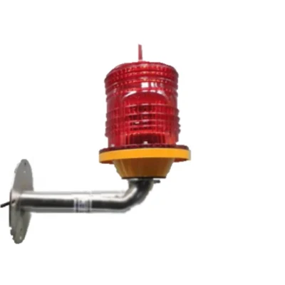  Rojo Blanco señal parpadeante Aviation Obstructuration Light Aviation Navigation Light Para la Torre de la Construcción