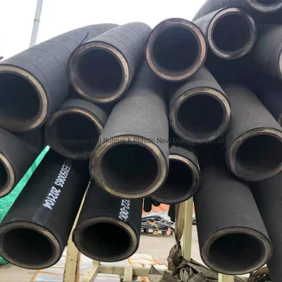 Industrial Anti abrasión manguera flexible de caucho trenzado de fibra de baja presión Con resistente al clima