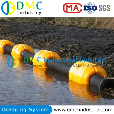 HDPE UHMW-PE PE100 Barro de barro flotante de polietileno de alta densidad Dragado drenaje tubos de agua mangueras