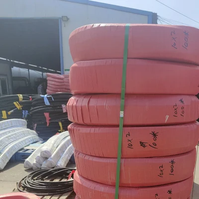  Alta temperatura flexible 1 pulgadas combustible resistente nitrilo industrial Manguera de caucho hidráulico de alta presión para gasolinera