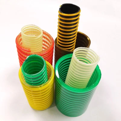 Inch1-16 plástico Alta presión personalizada PVC bomba de agua manguera de succión Para manguera de aceite de productos químicos de transferencia