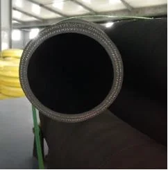  Venta caliente negro de las normas internacionales de succión y descarga de caucho sintético de la manguera de aceite