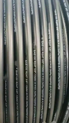 Venta caliente las mangueras hidráulicas trenzadas de fibra de alta calidad y precio de fábrica Sanyeflex la manguera de alimentación para la industria pesada máquina Minera Mangueras de PTFE Sistema Marino
