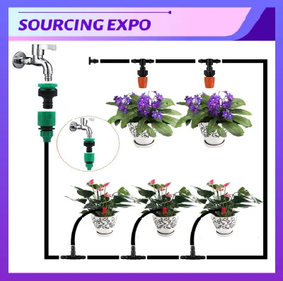 149PCS/30m sistema de riego de jardín de la niebla de enfriamiento de la irrigación de la goteo de los kits