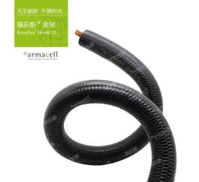  Armacell ID 3&quot; de la Clase 1 Tubo de aislamiento de espuma de goma con estructura Closed-Cell