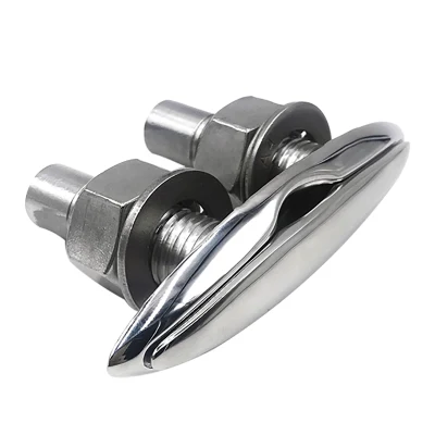  Acero inoxidable personalizado 316 Pull up Flush Mount Cleat Pop Arriba Botas de barco Botas de cuerda retractable