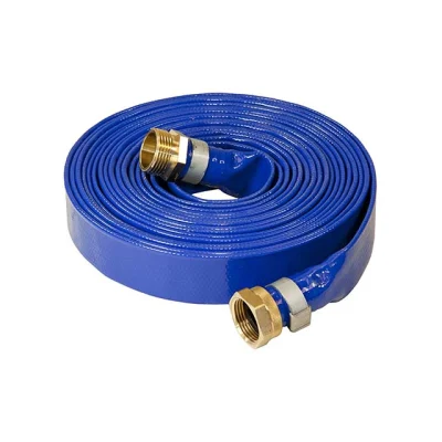 Riego 1 2 3 6 8 10 12 16 pulgadas PVC Azul Rojo Naranja Lay-Flat manguera de descarga de agua para piscina Bomba Agrícola riego agrícola