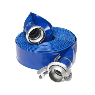 Riego 1 2 3 6 8 10 12 16 pulgadas PVC Azul Rojo Naranja Lay-Flat manguera de descarga de agua para piscina Bomba Agrícola riego agrícola