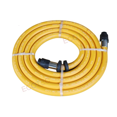 Azul de 4 metros de la manguera de combustible con el Conector para la transferencia de aceite de combustible dispensador