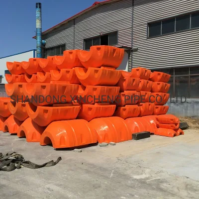 El dragado del tubo de plástico flotadores Tubo flotante Collar de boyas para manguera DN500