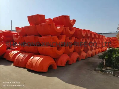 El dragado del tubo de plástico flotadores Tubo flotante Collar de boyas para manguera DN500